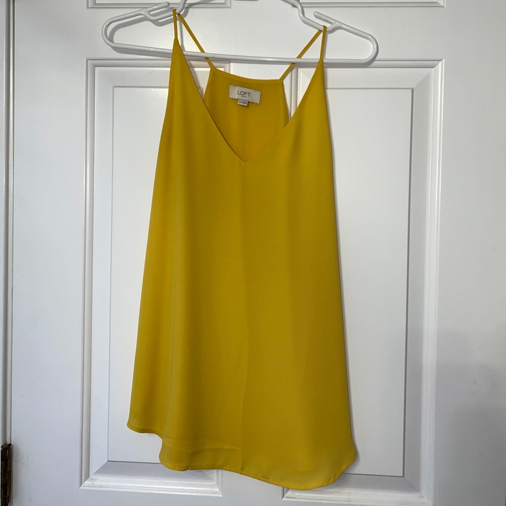 Yellow Loft Sleeveless Blouse